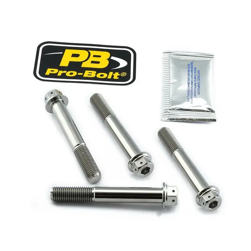 Kit de fixation d'étrier de frein en titane PRO BOLT