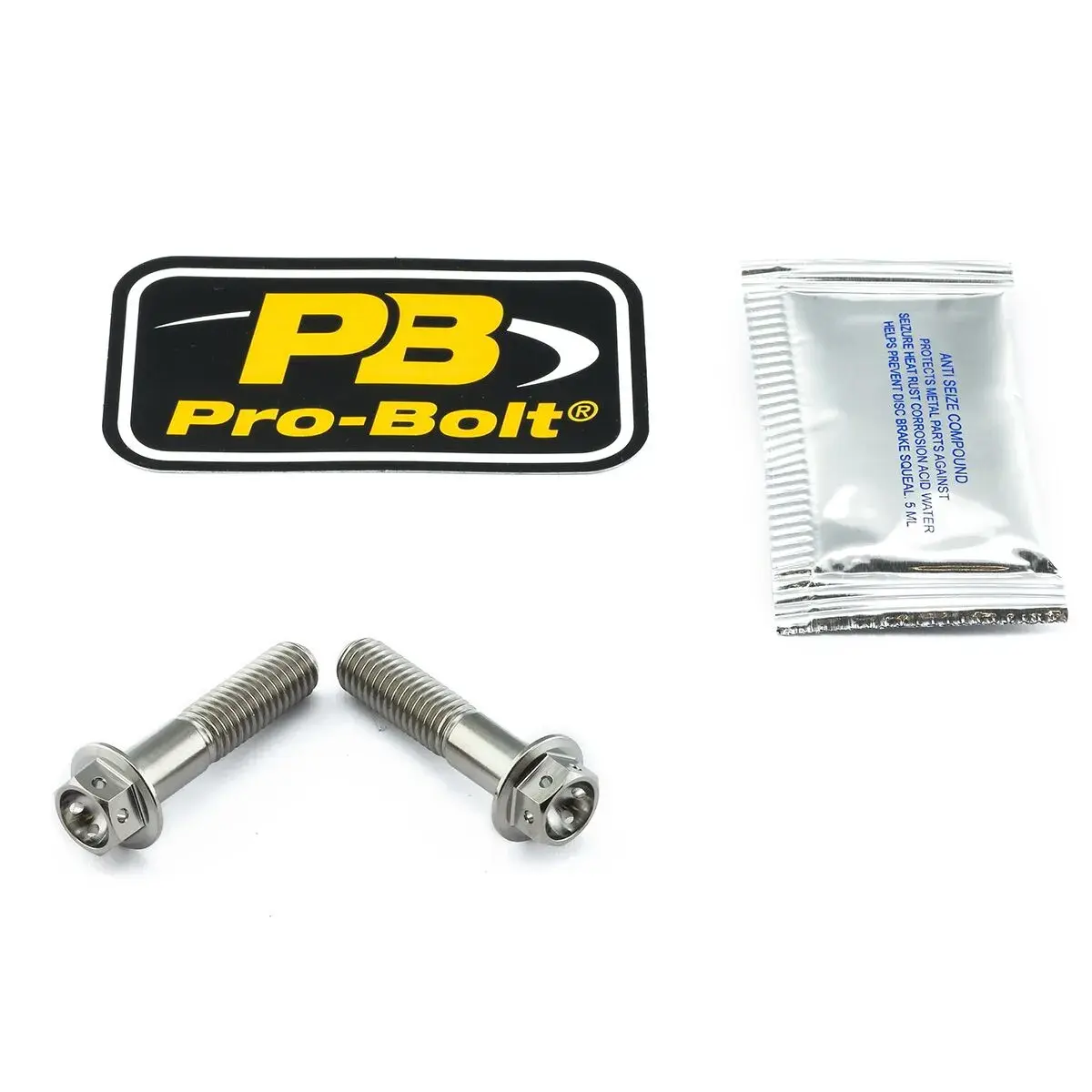 Kit de fixation d'étrier de frein en titane PRO BOLT