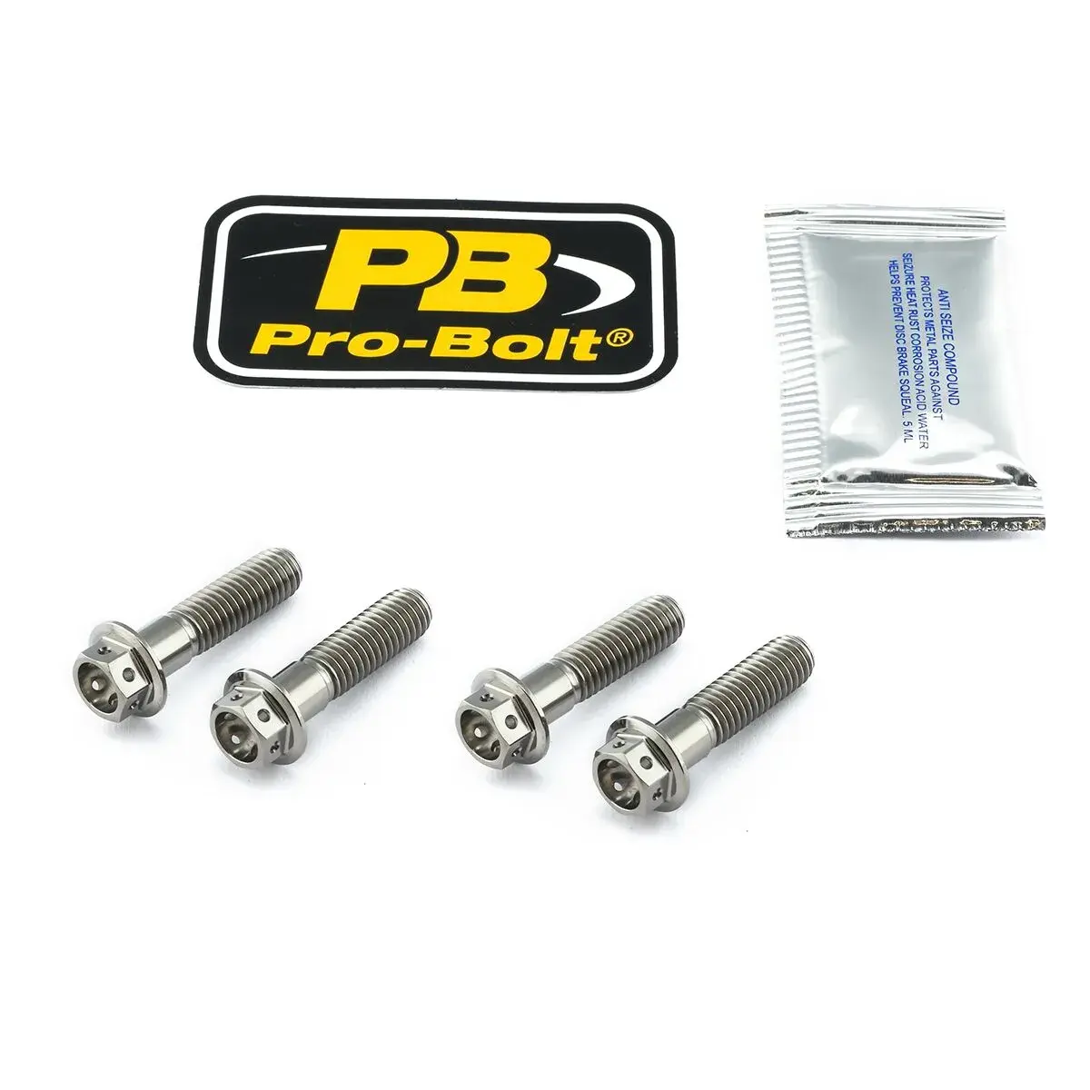 Kit de fixation d'étrier de frein en titane PRO BOLT