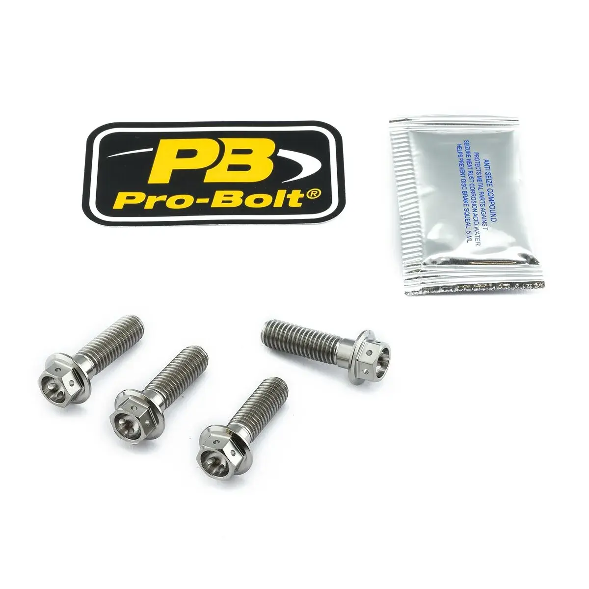 Kit de fixation d'étrier de frein en titane PRO BOLT