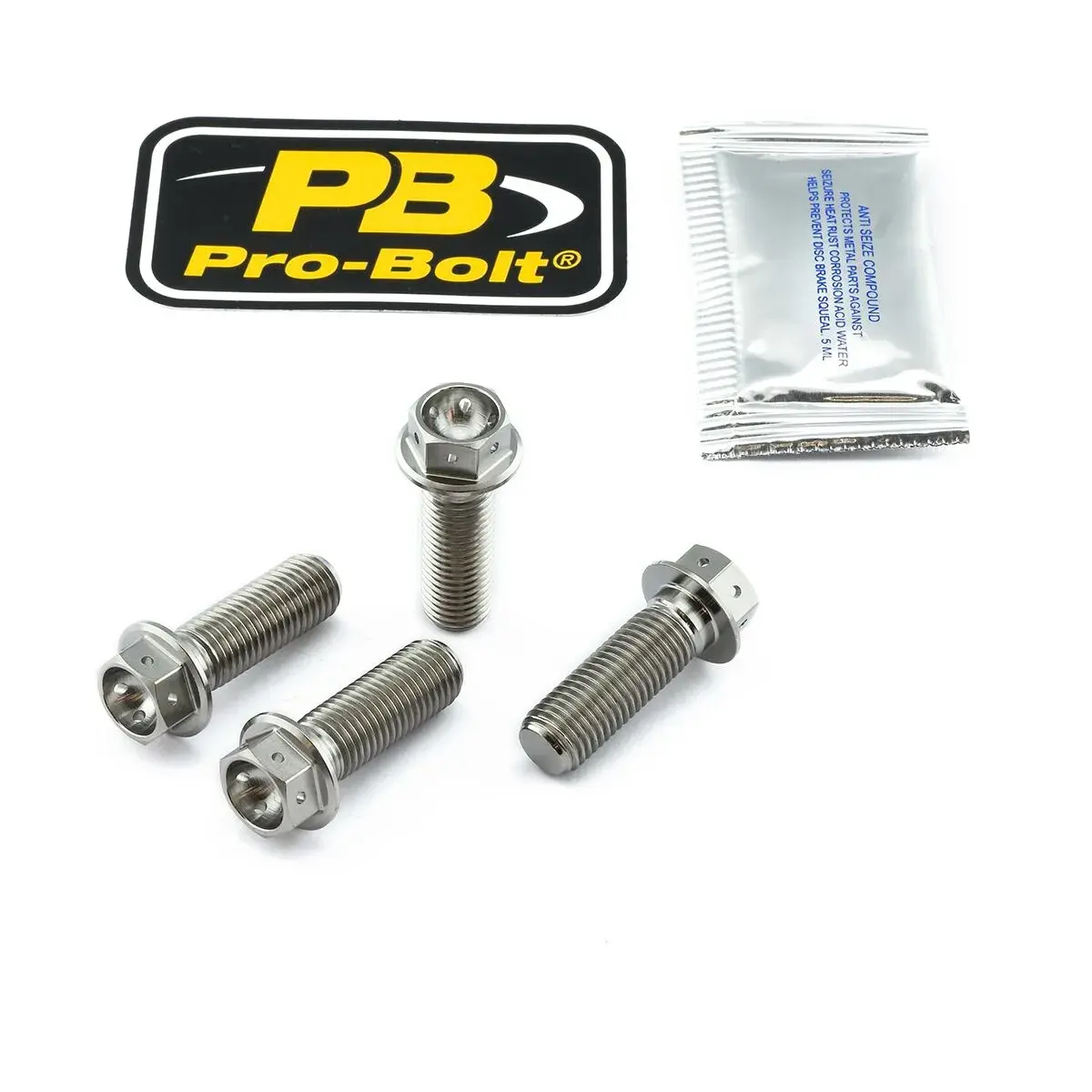 Kit de fixation d'étrier de frein en titane PRO BOLT