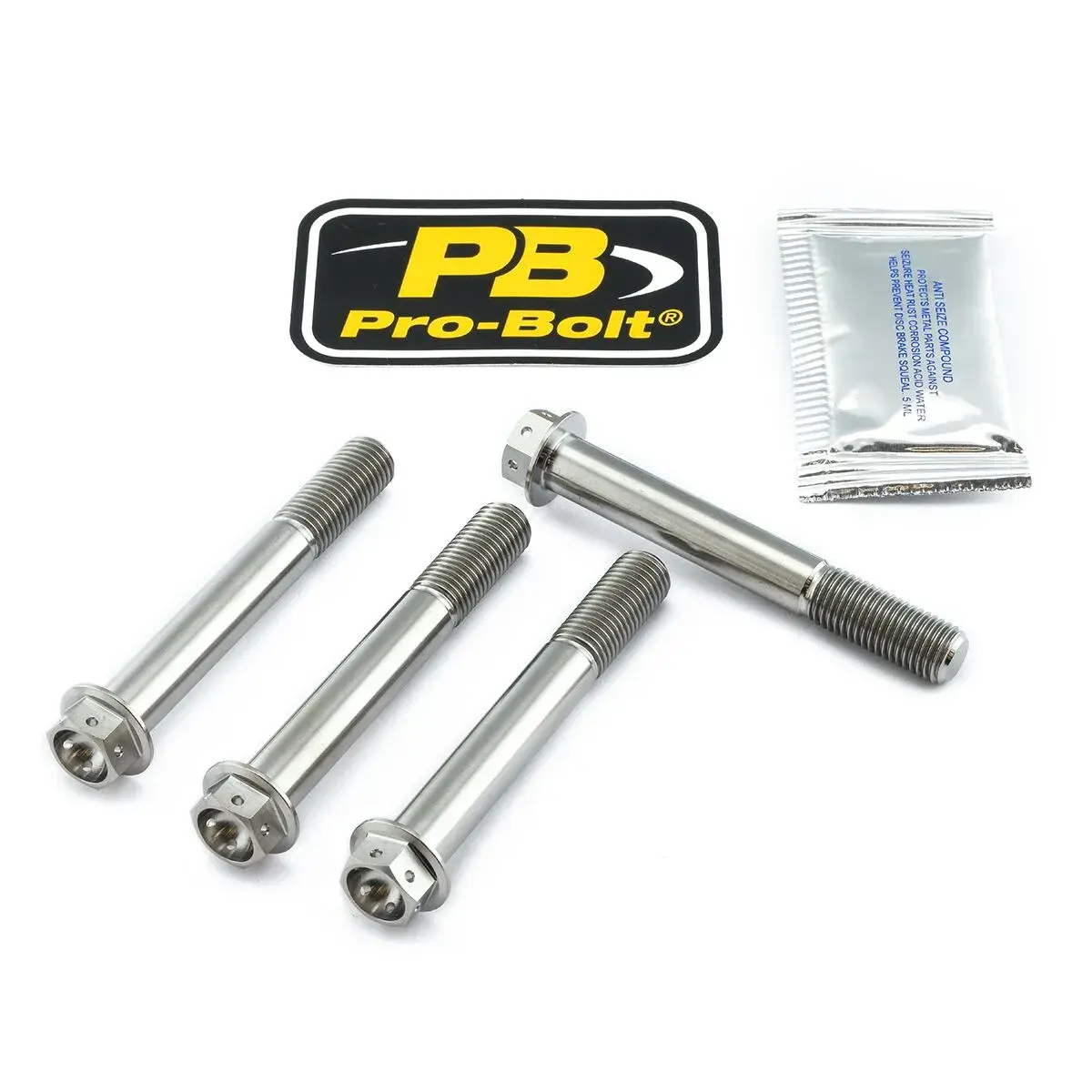 Kit de fixation d'étrier de frein en titane Pro Bolt