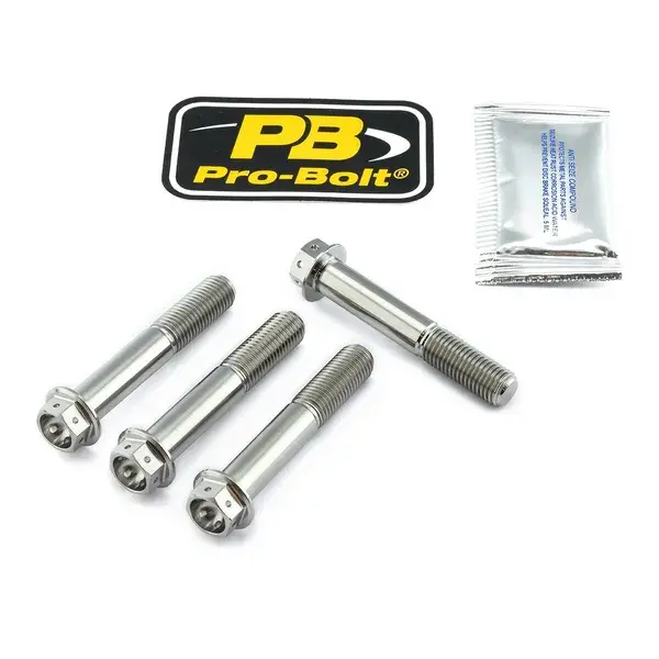 Kit de fixation d'étrier de frein en titane PRO BOLT