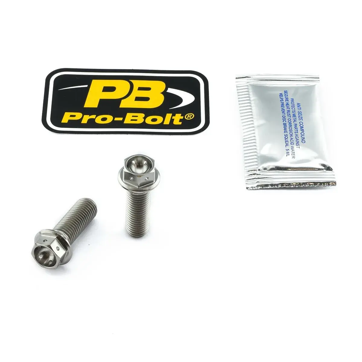 Kit de fixation d'étrier de frein en titane PRO BOLT