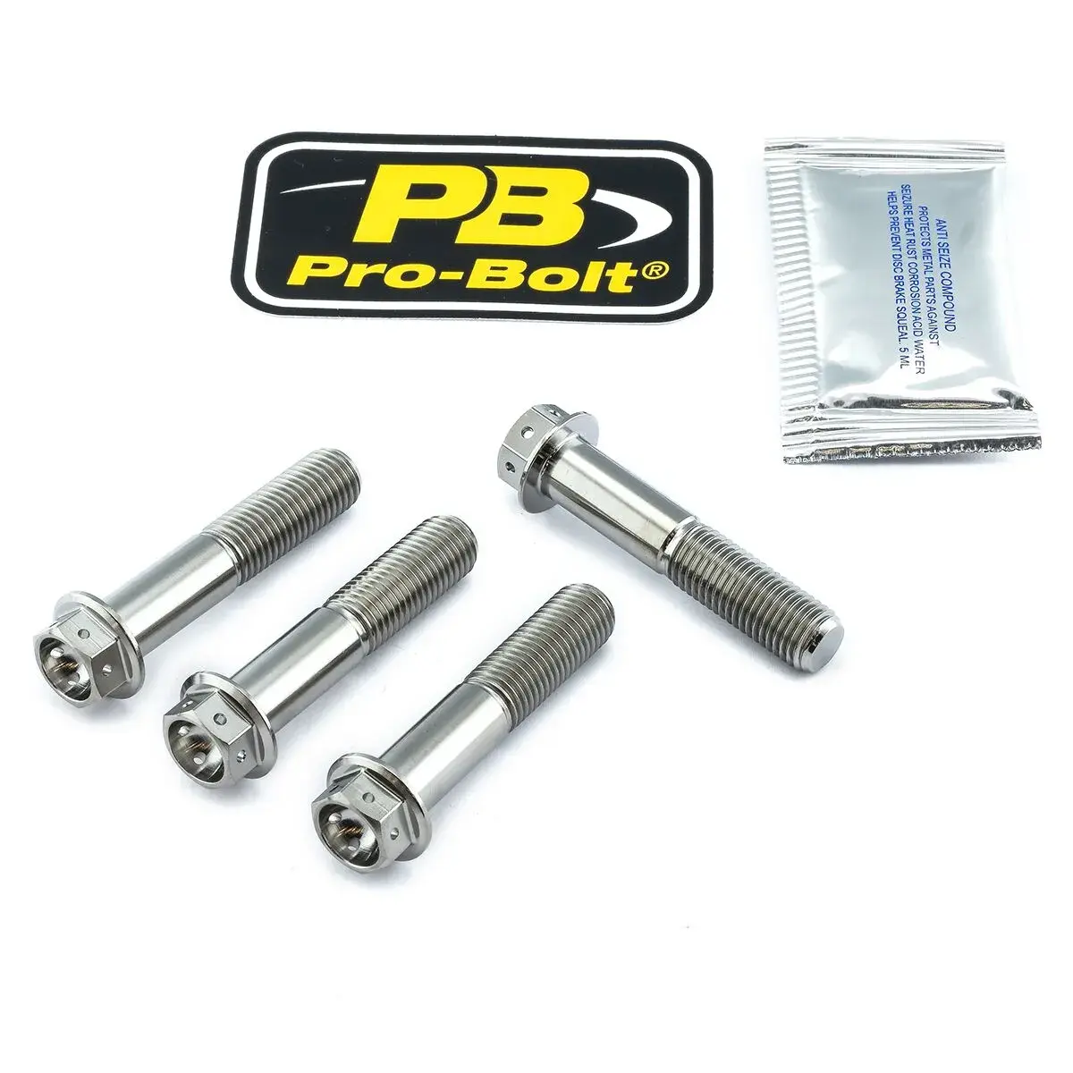 Kit de fixation d'étrier de frein en titane PRO BOLT