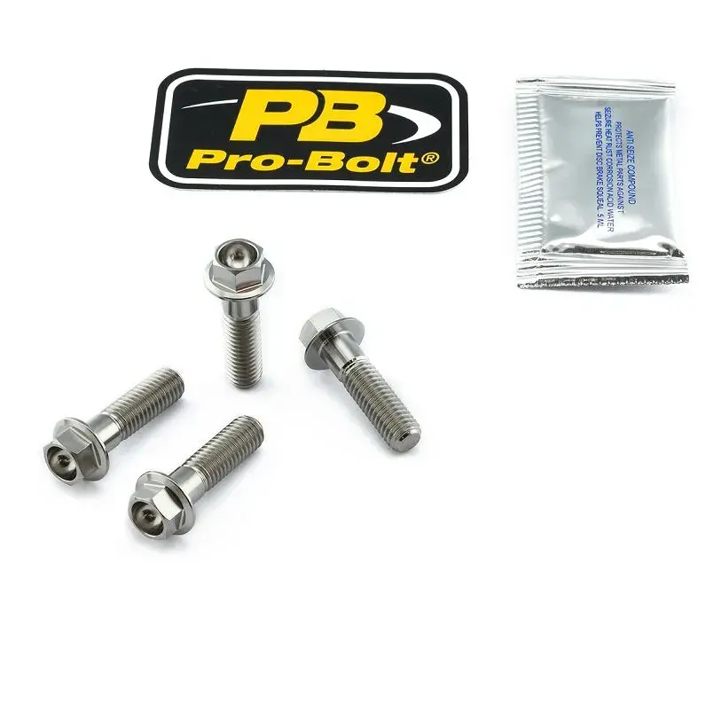 Kit de fixation d'étrier de frein en titane PRO BOLT