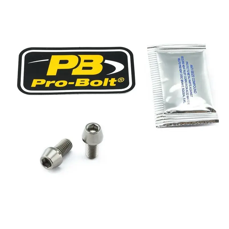 Kit de fixation d'étrier de frein en titane PRO BOLT