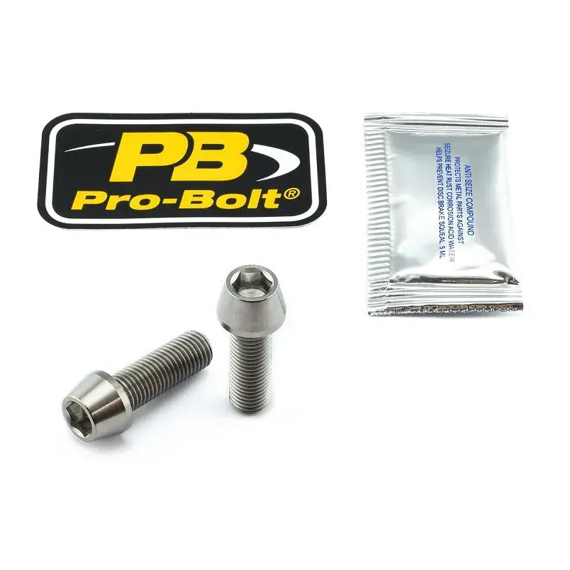 Kit de fixation d'étrier de frein en titane PRO BOLT