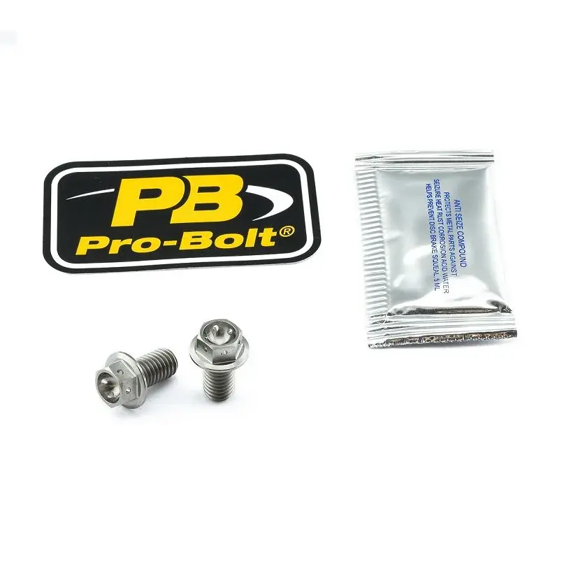 Kit de fixation d'étrier de frein en titane PRO BOLT