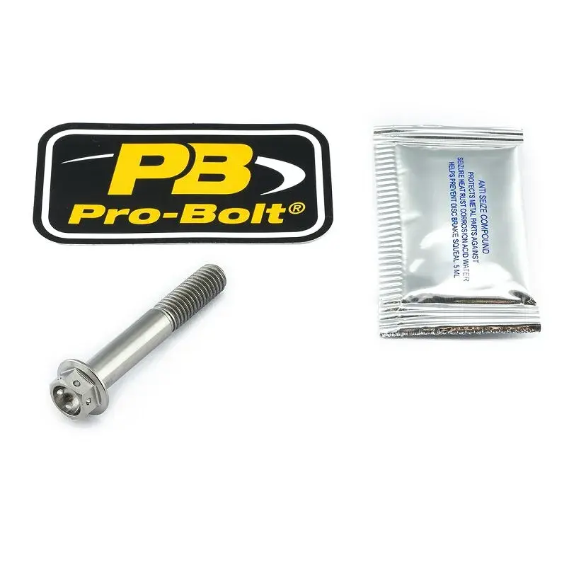 Kit de fixation d'étrier de frein en titane Pro Bolt