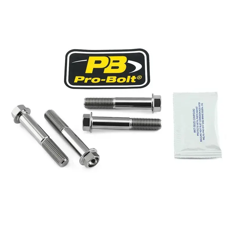 Kit de fixation d'étrier de frein en titane PRO BOLT