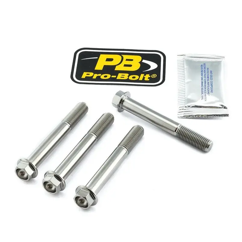 Kit de fixation d'étrier de frein en titane PRO BOLT