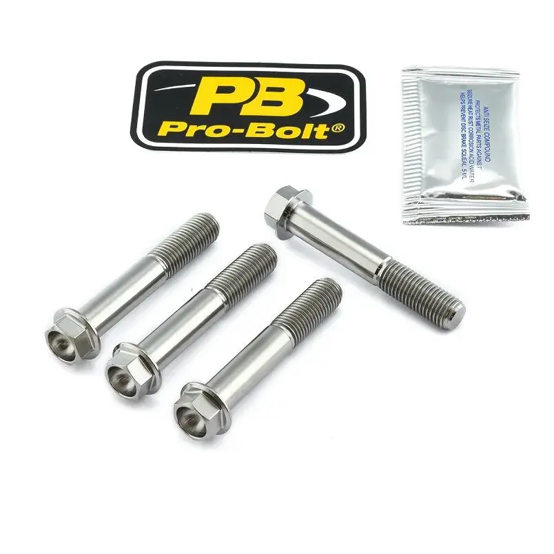 Kit de fixation d'étrier de frein en titane PRO BOLT