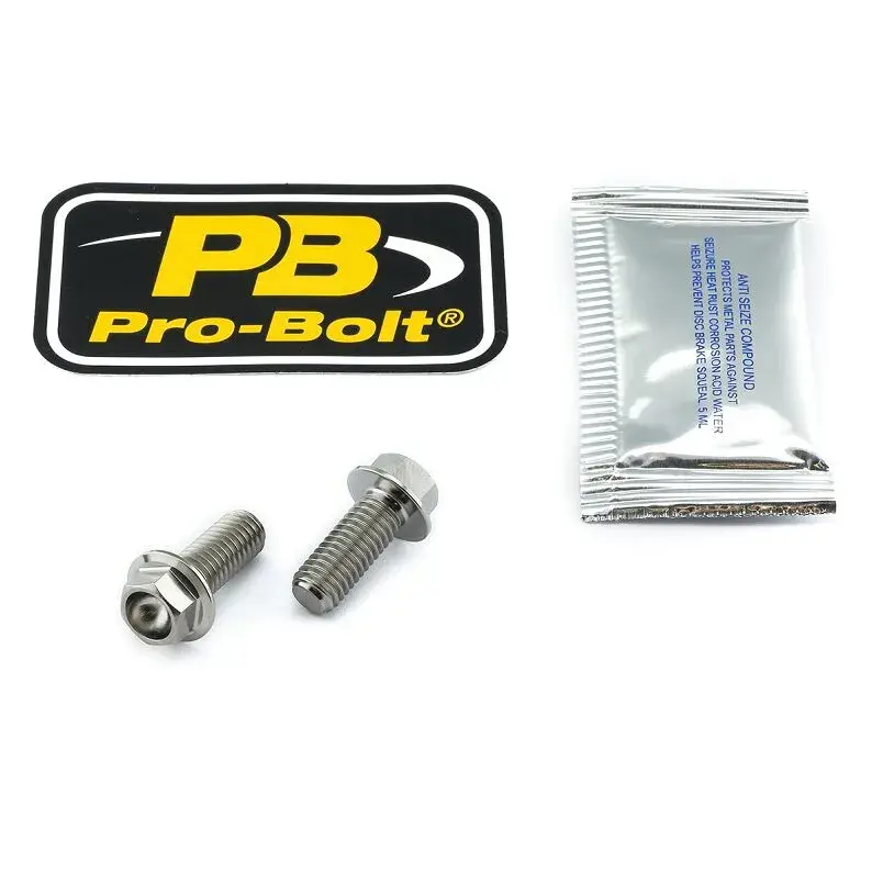 Kit de fixation d'étrier de frein en titane PRO BOLT