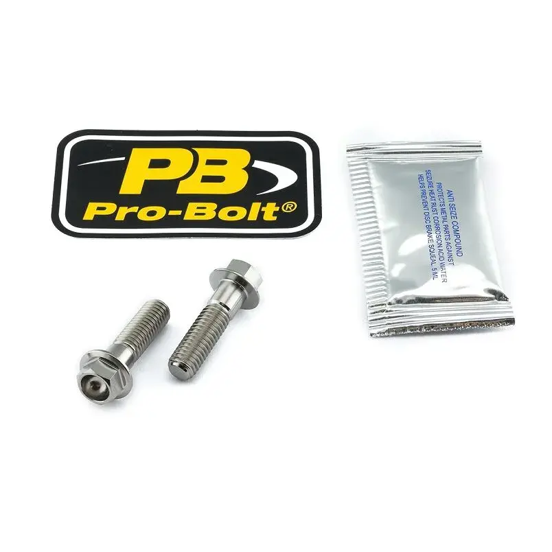 Kit de fixation d'étrier de frein en titane PRO BOLT