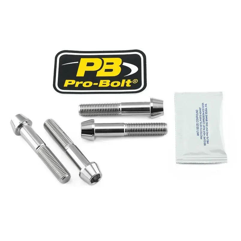 Kit de vis de fixation d'étrier PRO BOLT en acier inoxydable