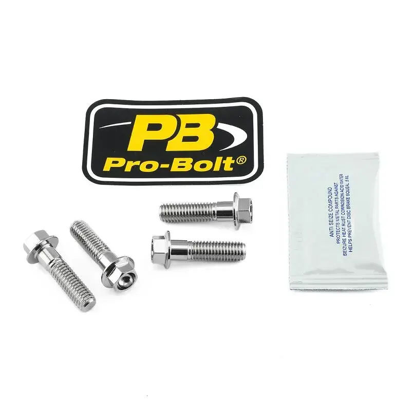 Bremssattel-Befestigungsschrauben-Satz PRO BOLT rostfreier Stahl