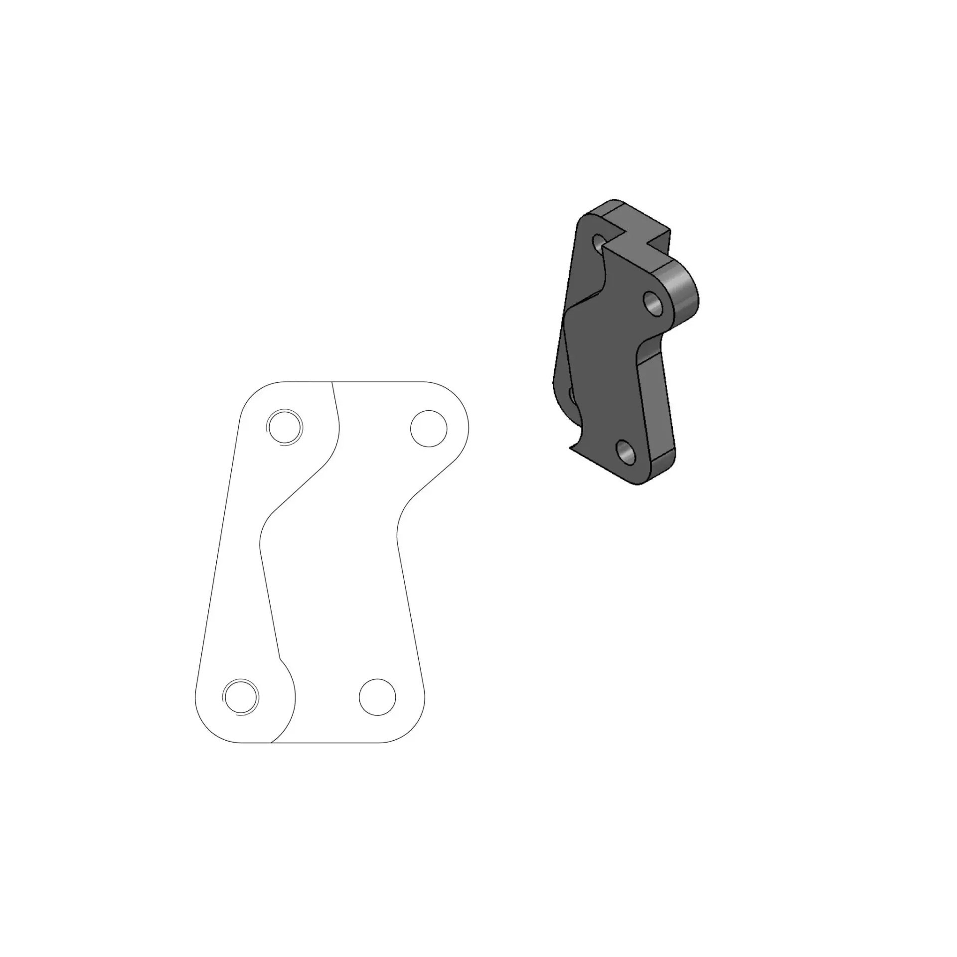 Adaptateur pour disques Supermoto Street MOTO-MASTER
