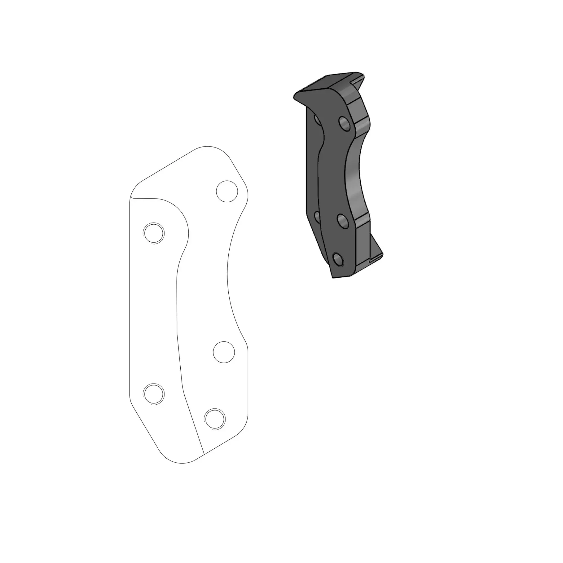 Adaptateur pour disques Supermoto Street MOTO-MASTER