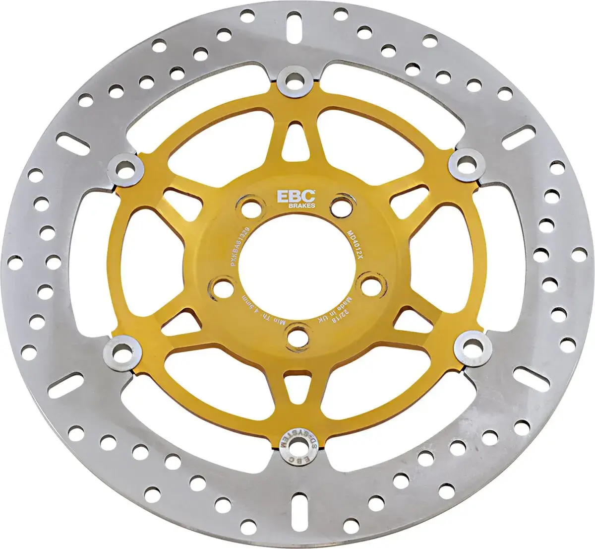Disque de frein arrière EBC acier inoxydable X