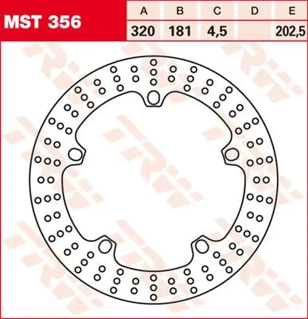 Festscheibenbremsscheibe TRW Befestigungssatz 7882109/7882110