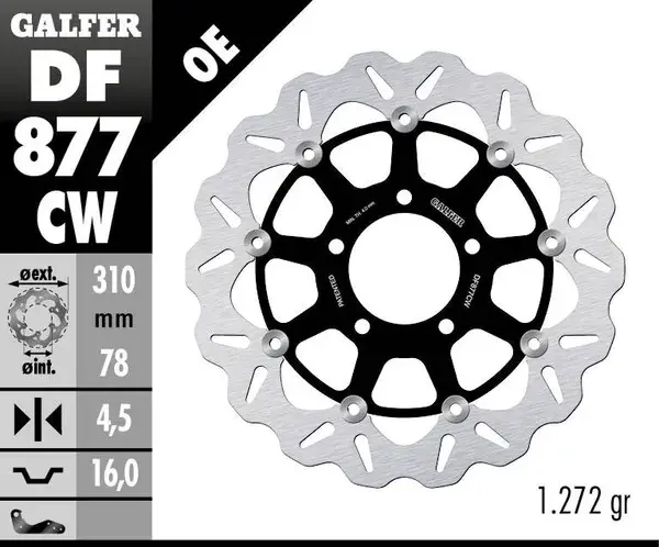 Galfer Wave Brake Discs — view 2