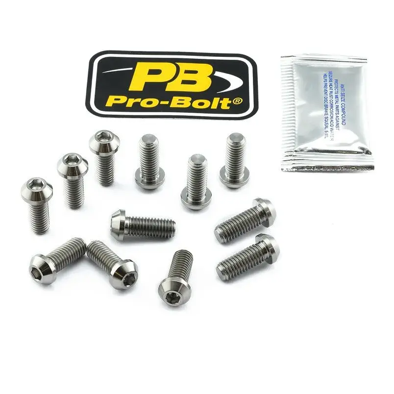Kit de vis de fixation de disque de frein en titane PRO BOLT