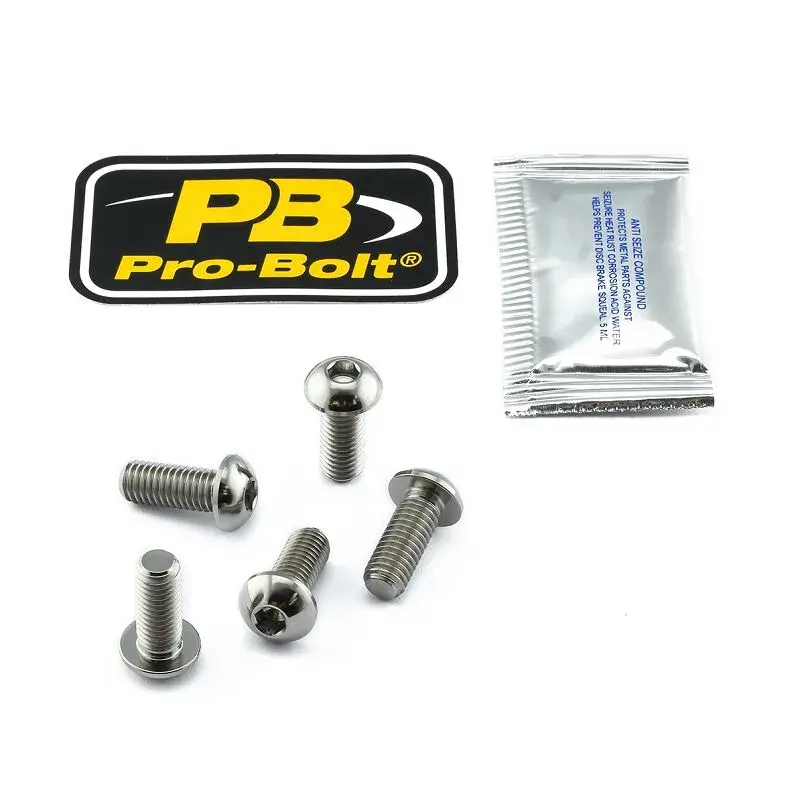 Kit de vis de fixation de disque de frein en titane PRO BOLT