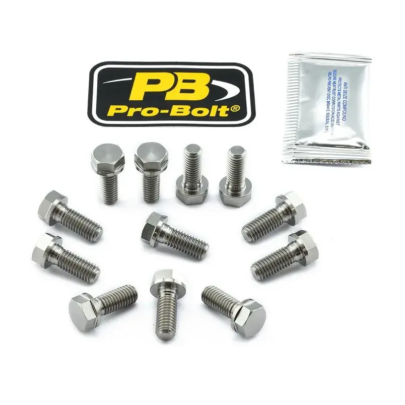 Kit de vis de fixation de disque de frein en titane PRO BOLT