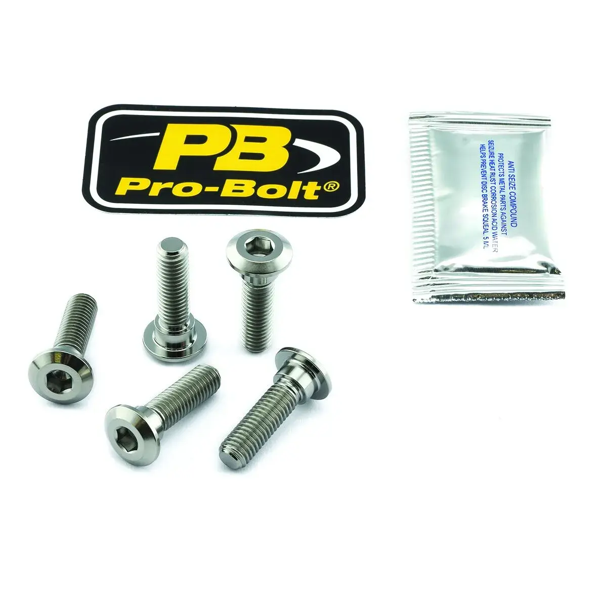 Kit de vis de fixation de disque de frein en titane PRO BOLT