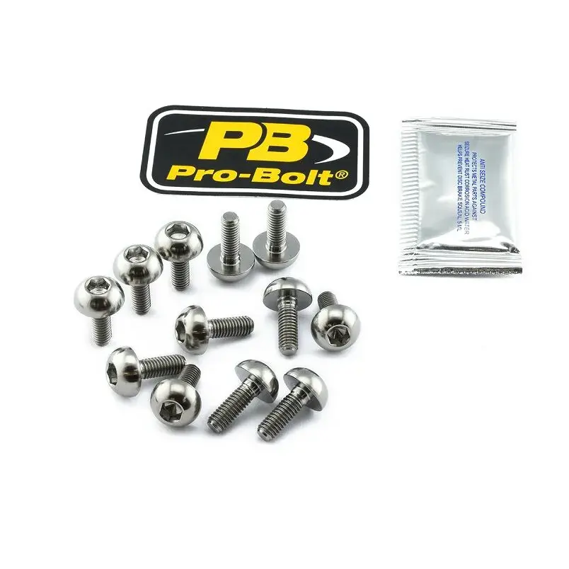 Kit de vis de fixation de disque de frein en titane PRO BOLT