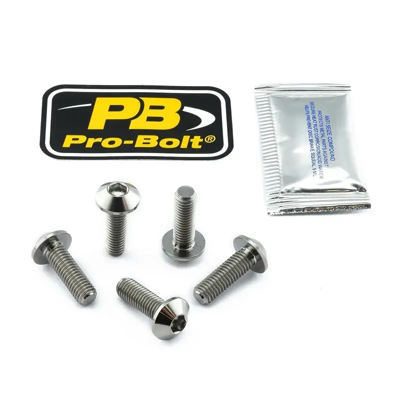 Kit de vis de fixation de disque de frein en titane PRO BOLT