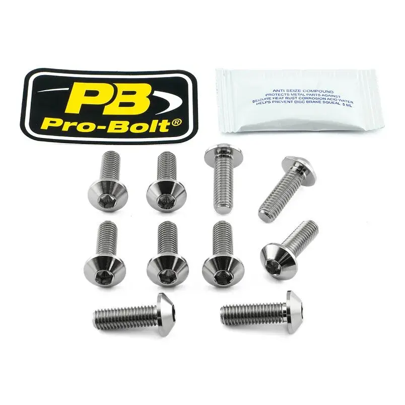 Kit de vis de fixation de disque de frein en titane PRO BOLT