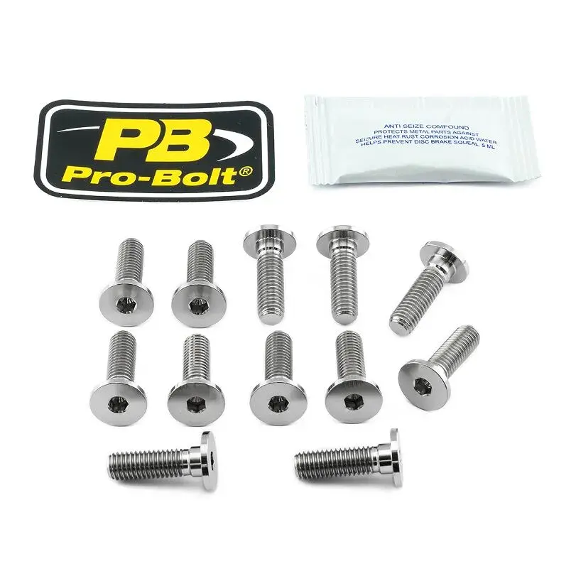 Kit de vis de fixation de disque de frein en titane PRO BOLT