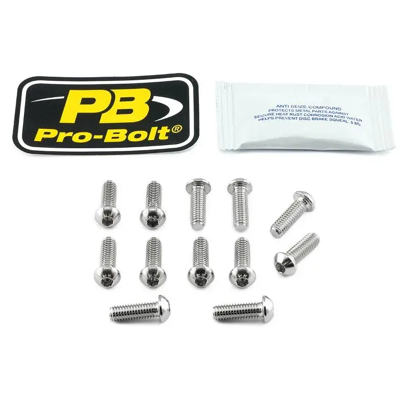 Kit de vis de fixation de disque de frein en titane PRO BOLT