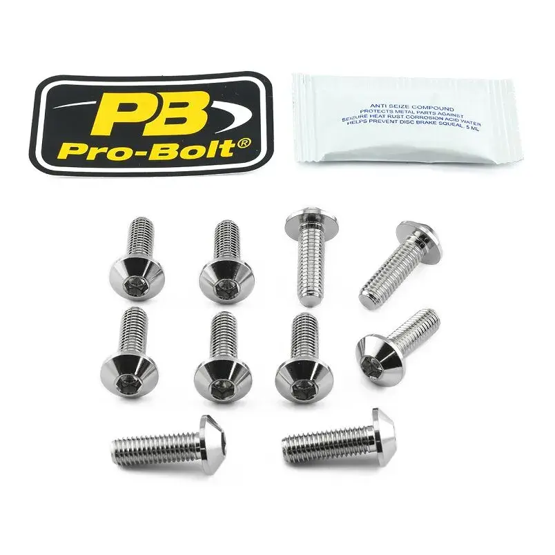 Kit de vis de fixation disque de frein inox PRO BOLT