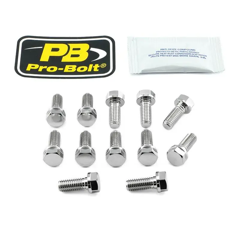 Kit de vis de fixation disque de frein inox PRO BOLT