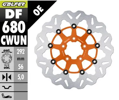 Disque de frein flottant Wave Galfer