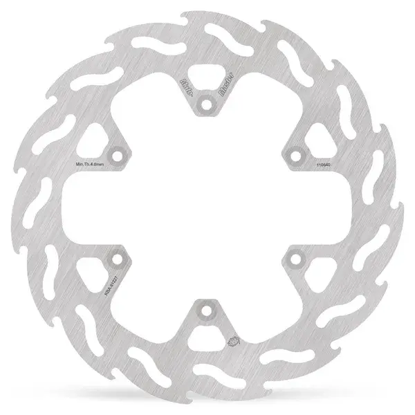 Moto-Master MM Flame Fixed Rear Brake Disc KTM Dakar 4.4 mm — view 2