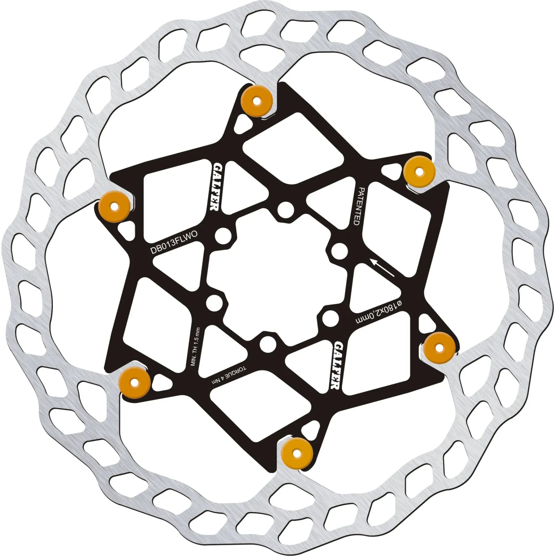 Schwimmende Wave®-Bremsscheibe Galfer