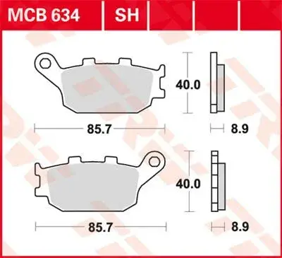 TRW 7375157 스탠더드 브레이크 패드