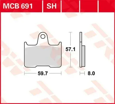 TRW Bremsbeläge aus Sintermetall