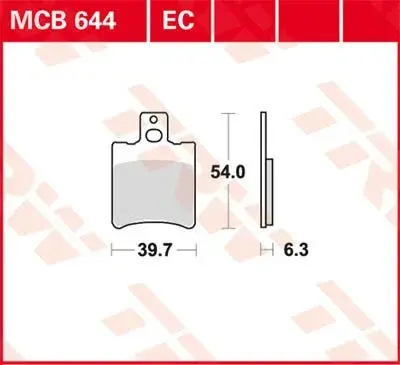 فرنٹ بریک پیڈ TRW 7320203