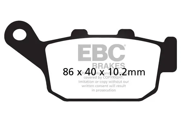 EBC SFA 시리즈 오가닉 브레이크 패드 — EBC Brakes, 브레이크 패드