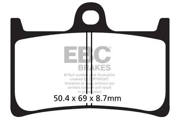 Bremsbeläge EBC Standard Scooter