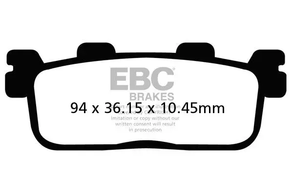 لوح فرامل أمامي EBC 7870099
