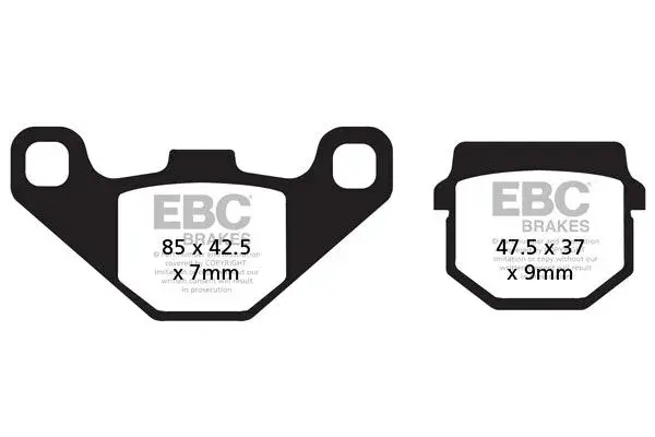 EBC Bremsbeläge Kohlefaser Serie SFAC