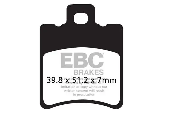 Plaquettes de frein carbone EBC série SFAC