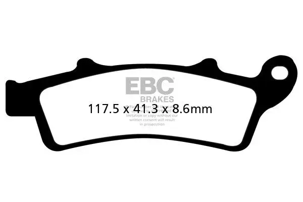 Plaquettes de frein EBC en carbone série SFAC