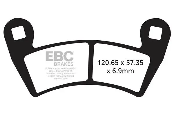 وسادات فرامل أمامية قياسية EBC